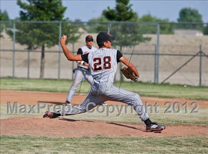 Thumbnail 1 in Bakersfield Christian vs. Wasco photogallery.