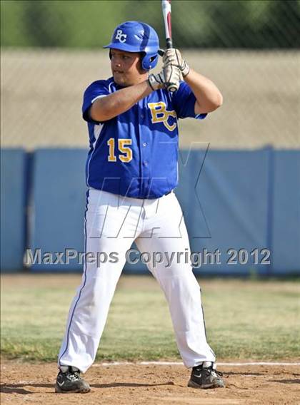 Thumbnail 1 in Bakersfield Christian vs. Wasco photogallery.