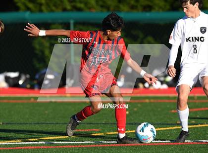 Thumbnail 1 in King @ Greens Farms Academy (FAA Semifinal) photogallery.