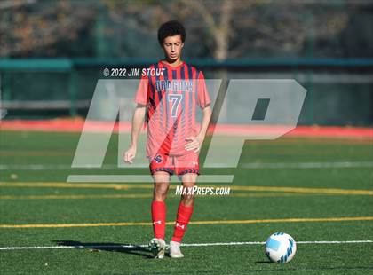 Thumbnail 2 in King @ Greens Farms Academy (FAA Semifinal) photogallery.