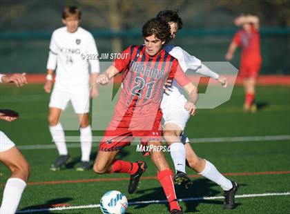 Thumbnail 1 in King @ Greens Farms Academy (FAA Semifinal) photogallery.