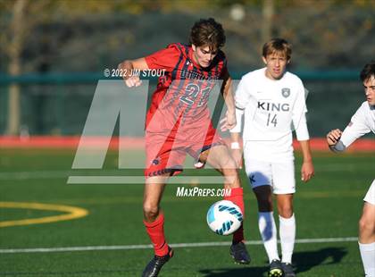 Thumbnail 3 in King @ Greens Farms Academy (FAA Semifinal) photogallery.