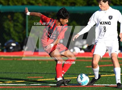 Thumbnail 2 in King @ Greens Farms Academy (FAA Semifinal) photogallery.