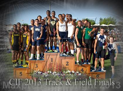 Thumbnail 2 in CIF State Track & Field Championships (Boys Podium Awards/Posters) photogallery.