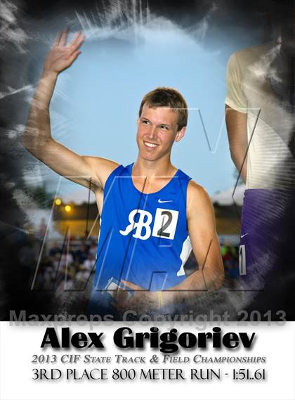 Thumbnail 1 in CIF State Track & Field Championships (Boys Podium Awards/Posters) photogallery.