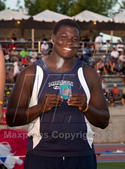 Thumbnail 3 in CIF State Track & Field Championships (Boys Podium Awards/Posters) photogallery.