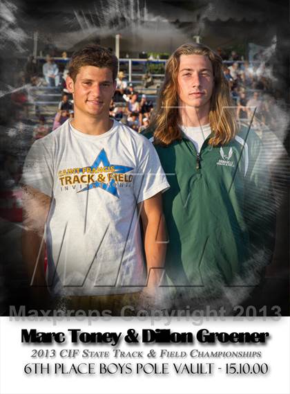 Thumbnail 2 in CIF State Track & Field Championships (Boys Podium Awards/Posters) photogallery.