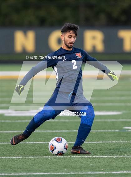 Thumbnail 2 in Hersey vs. Evanston (IHSA 3A Regional Semifinal) photogallery.
