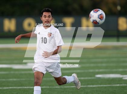 Thumbnail 1 in Hersey vs. Evanston (IHSA 3A Regional Semifinal) photogallery.