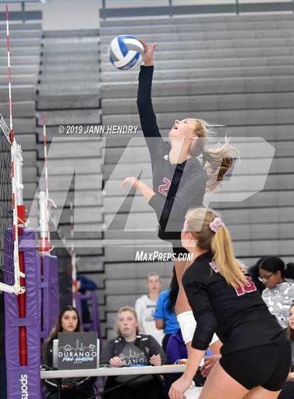 Thumbnail 2 in Cathedral Catholic vs. Assumption (Durango Fall Classic) photogallery.