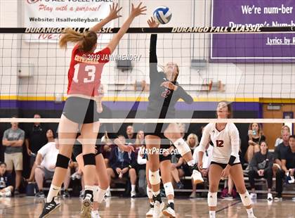 Thumbnail 3 in Cathedral Catholic vs. Assumption (Durango Fall Classic) photogallery.