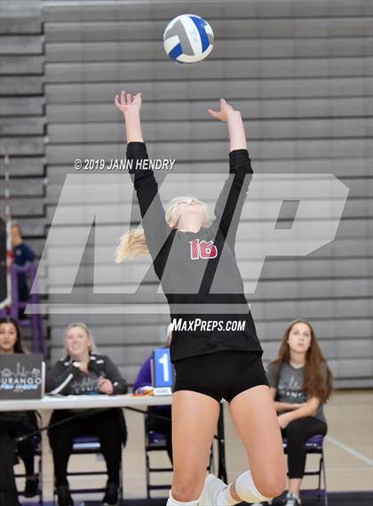 Thumbnail 3 in Cathedral Catholic vs. Assumption (Durango Fall Classic) photogallery.