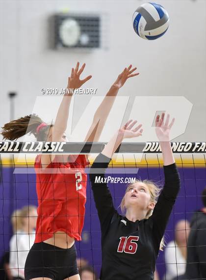 Thumbnail 1 in Cathedral Catholic vs. Assumption (Durango Fall Classic) photogallery.