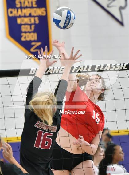 Thumbnail 3 in Cathedral Catholic vs. Assumption (Durango Fall Classic) photogallery.