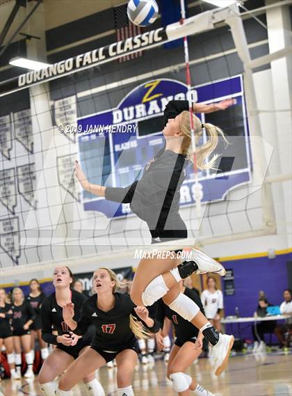 Thumbnail 2 in Cathedral Catholic vs. Assumption (Durango Fall Classic) photogallery.