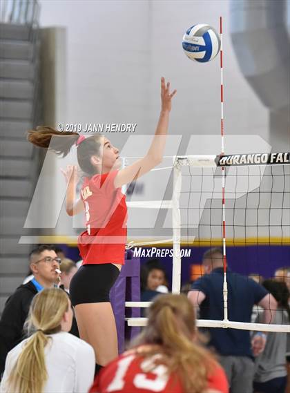 Thumbnail 3 in Cathedral Catholic vs. Assumption (Durango Fall Classic) photogallery.