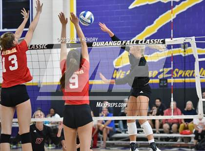Thumbnail 2 in Cathedral Catholic vs. Assumption (Durango Fall Classic) photogallery.