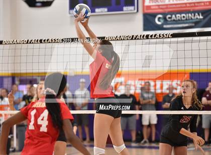 Thumbnail 3 in Cathedral Catholic vs. Assumption (Durango Fall Classic) photogallery.