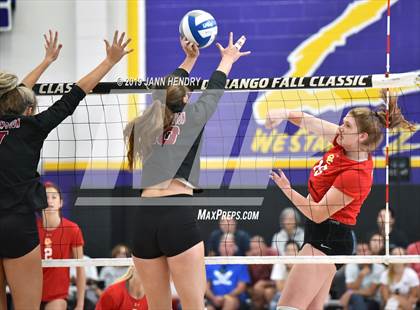 Thumbnail 2 in Cathedral Catholic vs. Assumption (Durango Fall Classic) photogallery.