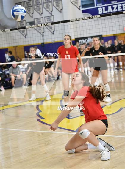 Thumbnail 2 in Cathedral Catholic vs. Assumption (Durango Fall Classic) photogallery.