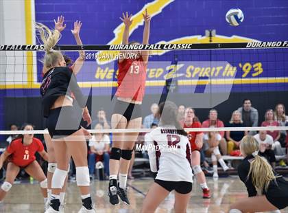 Thumbnail 2 in Cathedral Catholic vs. Assumption (Durango Fall Classic) photogallery.