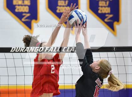 Thumbnail 1 in Cathedral Catholic vs. Assumption (Durango Fall Classic) photogallery.