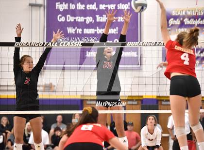 Thumbnail 1 in Cathedral Catholic vs. Assumption (Durango Fall Classic) photogallery.