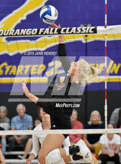 Thumbnail 2 in Cathedral Catholic vs. Assumption (Durango Fall Classic) photogallery.