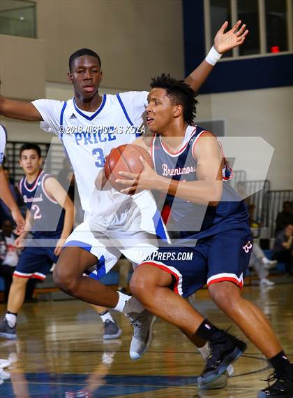 Thumbnail 1 in Brentwood School vs. Price (MLK Day Showdown) photogallery.