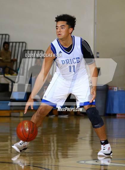 Thumbnail 1 in Brentwood School vs. Price (MLK Day Showdown) photogallery.