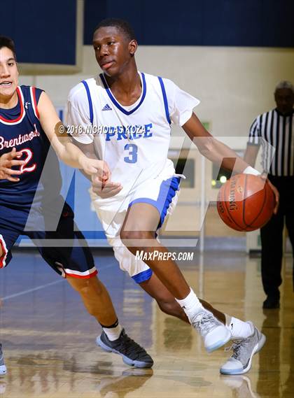 Thumbnail 2 in Brentwood School vs. Price (MLK Day Showdown) photogallery.