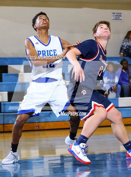 Thumbnail 3 in Brentwood School vs. Price (MLK Day Showdown) photogallery.