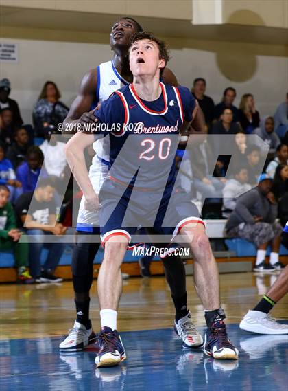 Thumbnail 1 in Brentwood School vs. Price (MLK Day Showdown) photogallery.