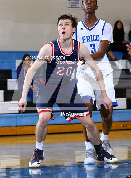 Thumbnail 3 in Brentwood School vs. Price (MLK Day Showdown) photogallery.