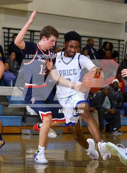 Thumbnail 1 in Brentwood School vs. Price (MLK Day Showdown) photogallery.
