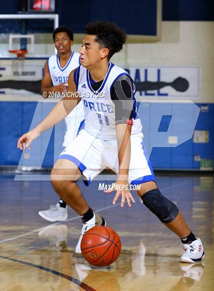 Thumbnail 1 in Brentwood School vs. Price (MLK Day Showdown) photogallery.