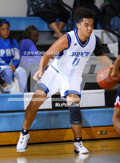 Thumbnail 3 in Brentwood School vs. Price (MLK Day Showdown) photogallery.