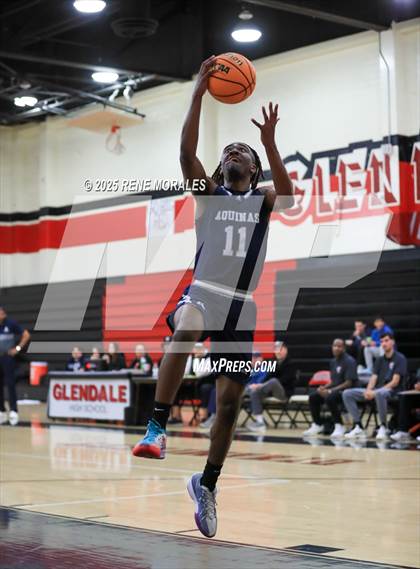 Thumbnail 2 in Aquinas vs Glendale (CIF SS D-3 Rnd 2 Playoff) photogallery.