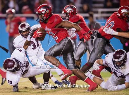 Thumbnail 1 in Rowlett vs Horn (UIL 6A Area Playoff) photogallery.