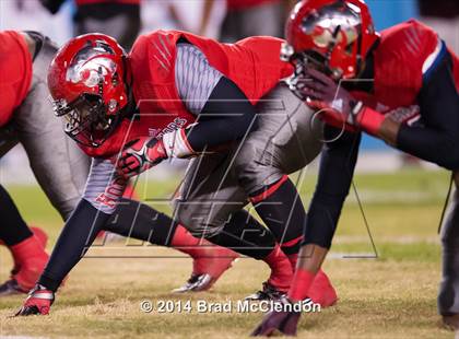 Thumbnail 3 in Rowlett vs Horn (UIL 6A Area Playoff) photogallery.