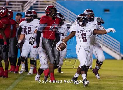 Thumbnail 2 in Rowlett vs Horn (UIL 6A Area Playoff) photogallery.