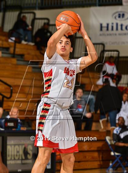 Thumbnail 3 in Greater Atlanta Christian vs. Lee (Hilton Invitational) photogallery.