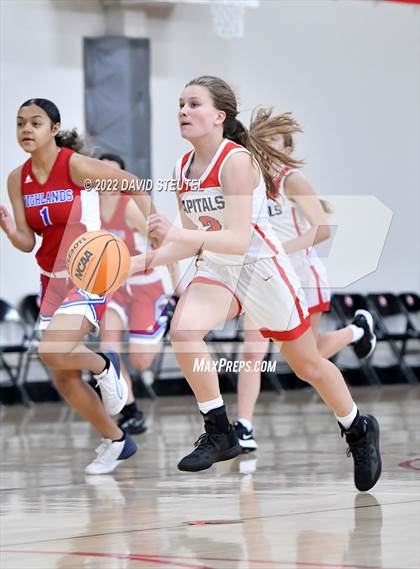 Thumbnail 2 in Highlands vs. Sacramento Adventist (Sac Adventist Holiday Invitational) photogallery.