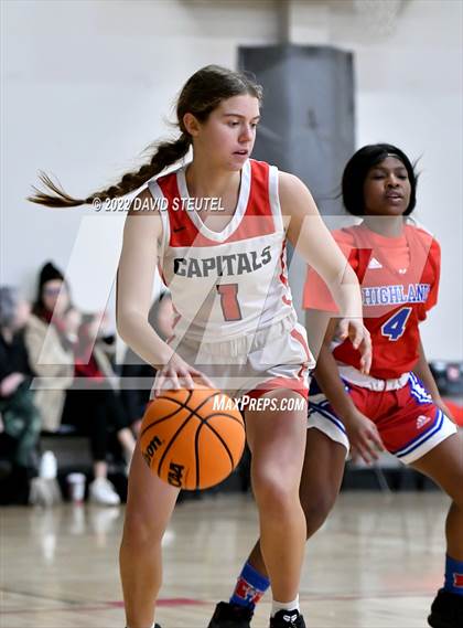 Thumbnail 2 in Highlands vs. Sacramento Adventist (Sac Adventist Holiday Invitational) photogallery.