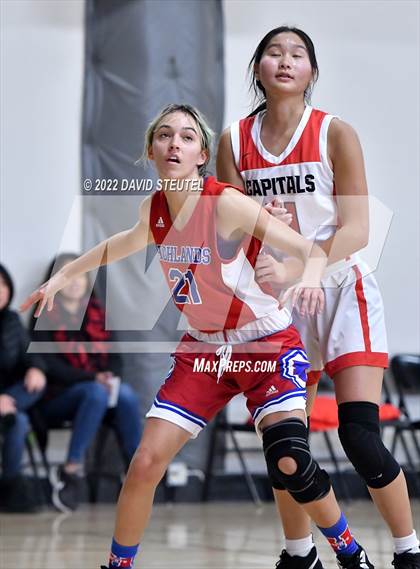 Thumbnail 3 in Highlands vs. Sacramento Adventist (Sac Adventist Holiday Invitational) photogallery.