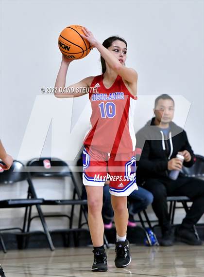 Thumbnail 2 in Highlands vs. Sacramento Adventist (Sac Adventist Holiday Invitational) photogallery.