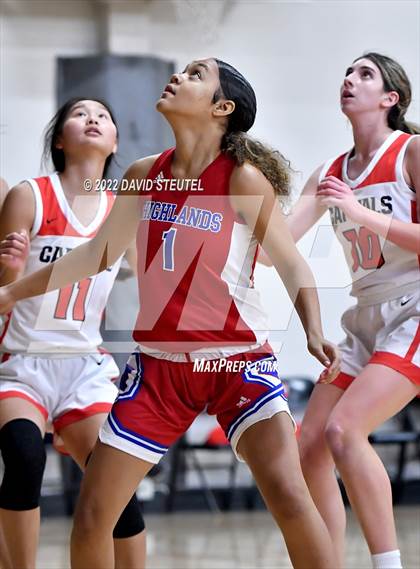 Thumbnail 1 in Highlands vs. Sacramento Adventist (Sac Adventist Holiday Invitational) photogallery.