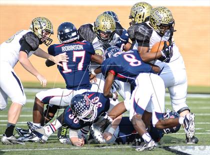 Thumbnail 1 in Denton Ryan vs Fossil Ridge (UIL 5A Regional Playoff) photogallery.