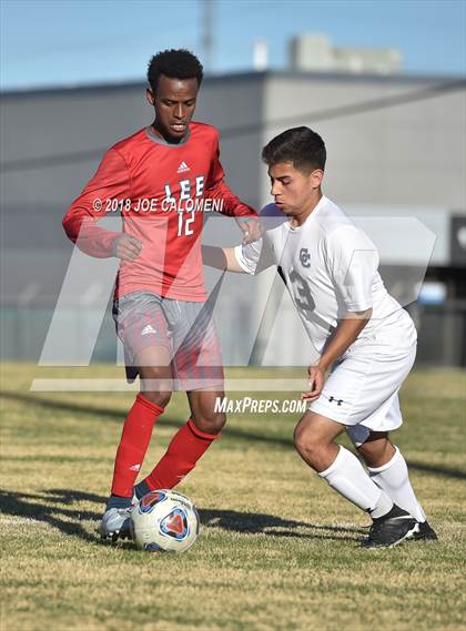 Thumbnail 1 in Lee [Robert E.] vs Central Catholic (NEISD Tournament) photogallery.