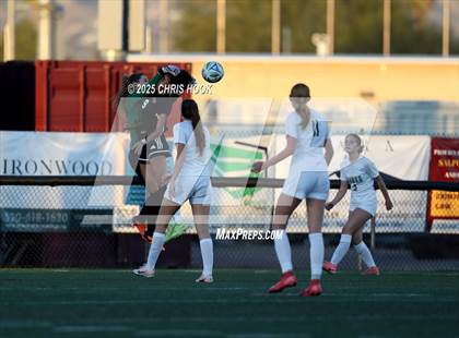 Thumbnail 2 in Tanque Verde vs Salpointe Catholic (Kelly Pierce Soccer Tournament) photogallery.